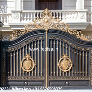 Gate Design Ideas With Unique Patterns Main Gate Door Design In Wood No-10974