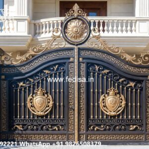Luxury Gate Design Ideas For Villas Steel Grill Gate Design For Main Door No-10984