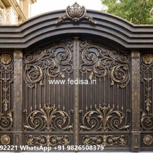 Decorative Iron Gate Design Ideas Main Gate Laser Cutting Gate Design No-11012