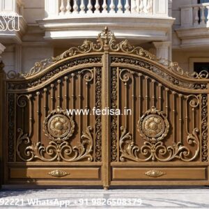 Cheap And Stylish Gate Designs Iron And Steel Gate Design No-11061