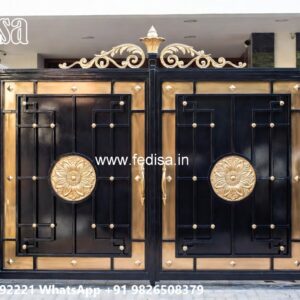 Gate Design Ideas With Modern Patterns Front Gate Wooden Design No-11210