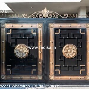 Modern Steel Gate Design Collection Single Door Grill Gate Design No-11215
