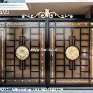 Modern Gate Ideas For Entryway 9 Feet Steel Gate Design No-11241