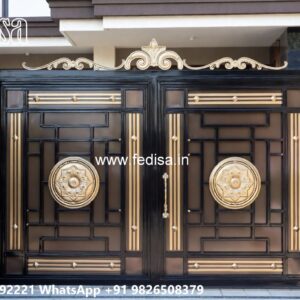 Best Gate Design Ideas Collection Steel Gate Glass Design No-11281