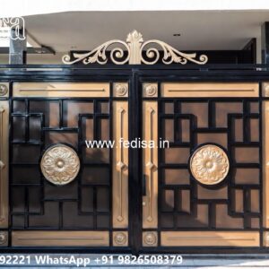Elegant Gate Design Collection Steel Boundary Wall Railing Design No-11287