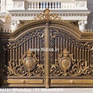 Elegant Gate Design Trends For Entry Front Gate Iron Design No-11332