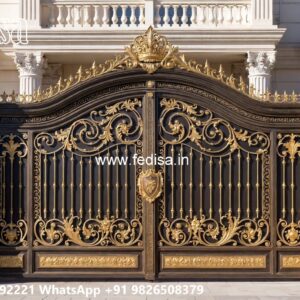 Modern Gate Design Ideas For Stylish Entry Glass Gate Design For Shop No-11366