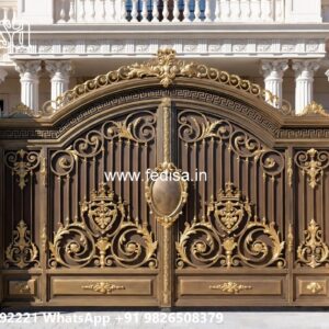 Best Gate Design Ideas For Modern Houses Big Gate With Small Gate No-11369