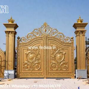 Luxury Wooden Gate Designs For Villas Main Gate Design 2026 Price No-11414