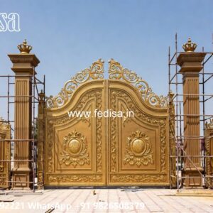 Heavy Duty Gate Design Ideas Light Weight Iron Main Gate Design No-11422