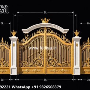 Modern Entry Gate Ideas Simple Wrought Iron Gates No-11507