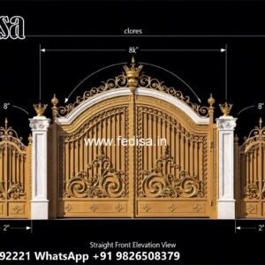 Simple Entry Gate Designs Round Main Gate Design No-11513