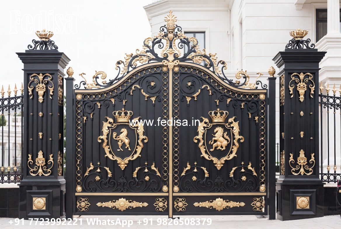 Creative Gate Design Collection Front Portico Grill Design No-11556
