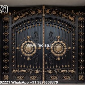 Creative Gate Design Trends For Houses Gray Gate Color No-11706