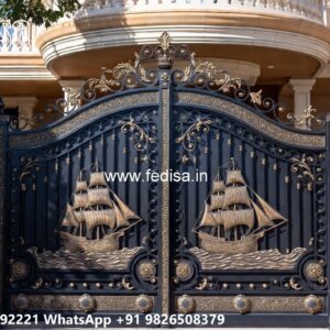 Creative Front Gate Design Inspiration Steel Grill Gate Price No-11736