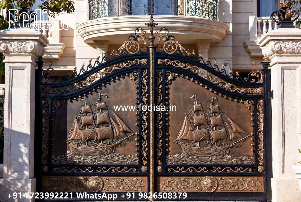 Elegant Gate Design Ideas For Homes Steel Ss Gate No-11740