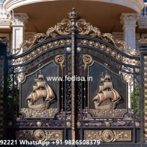 Latest Gate Design Trends For Homes Double Main Gate Design No-11747