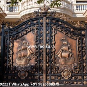Simple And Elegant Gate Design Collection Lakadi Ke Gate Design No-11766