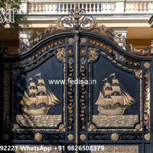 Creative Gate Design Ideas For Entrance Big Gate Color No-11777