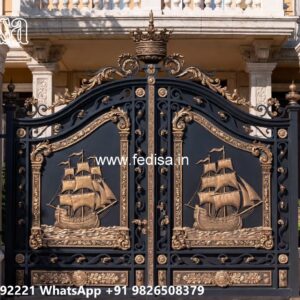 Creative Main Gate Design Inspiration Modern Stainless Gate Design No-11786