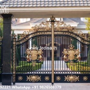 Strong And Stylish Gate Designs For Homes Gate Mailbox Design No-11818
