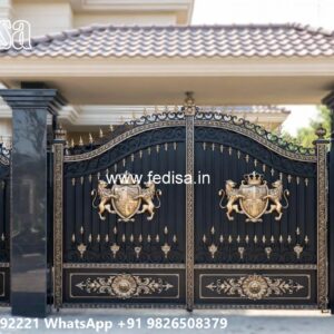 Elegant Wooden Gate Design For Entryways Geometric Gate Design No-11829