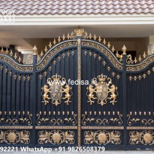 Modern Iron Gate Design Trends Main Gate Steel Design 2030 No-11833