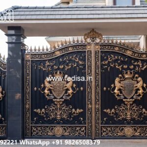 Custom Gate Design Ideas For Unique Homes Main Gate Square Pipe Design No-11846