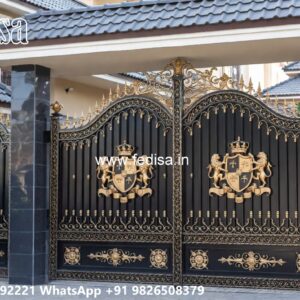 Premium Designer Gate Ideas Overhead Gate Design No-11847