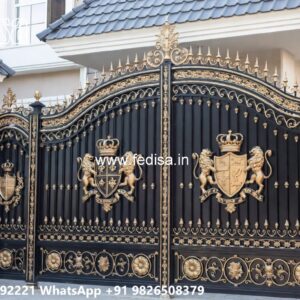 Smart Gate Design For Modern Living Simple Gate Design With Plain Sheet No-11853