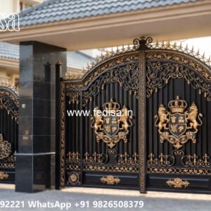 Stylish Outdoor Entry Gate Designs Square Tubing Fence Designs No-11867