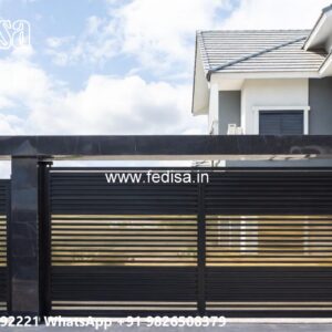 Heavy Security Gate Design Inspiration Main Gate Round Design No-11897