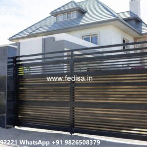 Best Security Gate Designs For Homes Steel Gate Design With Glass No-11899