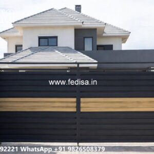 New Main Gate Design Trends Front Wooden Gate Design No-11903