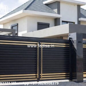 Modern Entry Gate Ideas Round Bar Window Grill Design No-11919