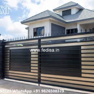 Front Gate Design Trends 2035 Double Door Grill Gate No-11920