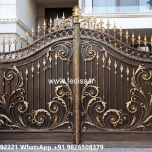 Modern Gate Designs You?ll Love Big Steel Gate Design No-11947