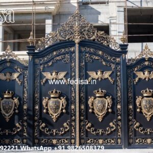 Main Gate Color Beautiful Wooden Gate Design Ideas No-11974
