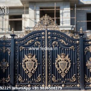 Lohe Ka Gate Traditional Wooden Gate Design For Homes No-11975