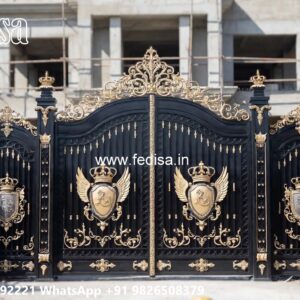 Metal Gate Design Stylish Sliding Gate Design Ideas No-12012
