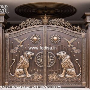 Modern Steel Gate Design Eye Catching Gate Designs No-12076