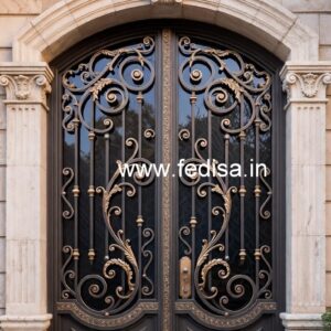 Modern Gate Grill Design Ideas for Luxury Home Entrances No-001