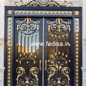 Fancy Gate Grill Design for Modern Residential Gates No-016