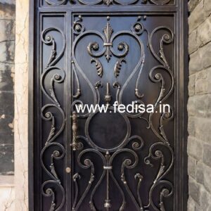 Stylish Entrance Gate Grill Design with Modern Touch No-022