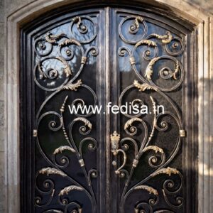 Decorative Steel Gate Grill Design for Luxury Homes No-023