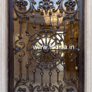 Modern Sliding Gate Grill Design for Home Entrance No-026