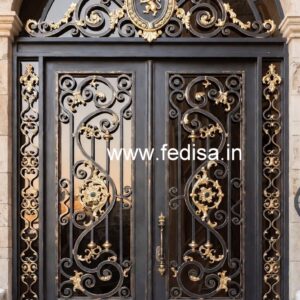 Stainless Steel Gate Grill Design for Modern Entrance No-037