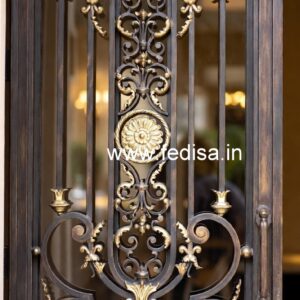 Attractive House Gate Grill Design for Modern Villas No-059