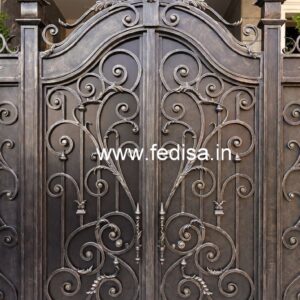 Decorative Villa Gate Grill Design for Elegant Exterior No-067