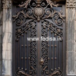 Modern Exterior Gate Grill Design for Villas No-074